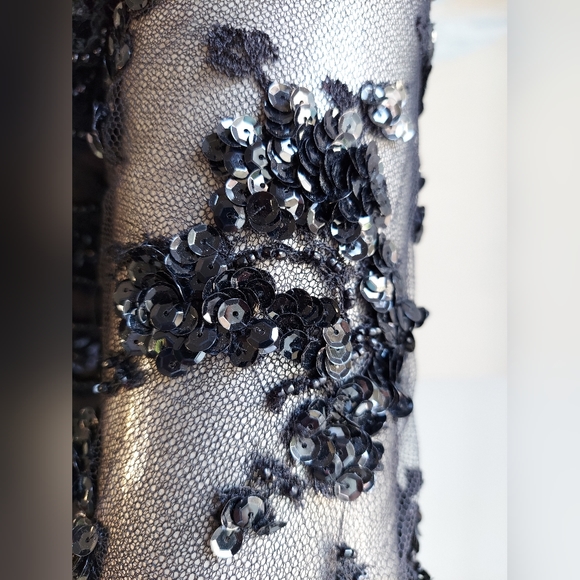 *$5,700 OSCAR DE LA RENTA GORGEOUS SILK BEAD SEQUIN RUNWAY DRESS US S - Picture 5 of 10